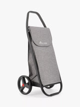 John Lewis ROLSER COM8 Tweed Shopping Trolley Grey- Buy online at McGrocer