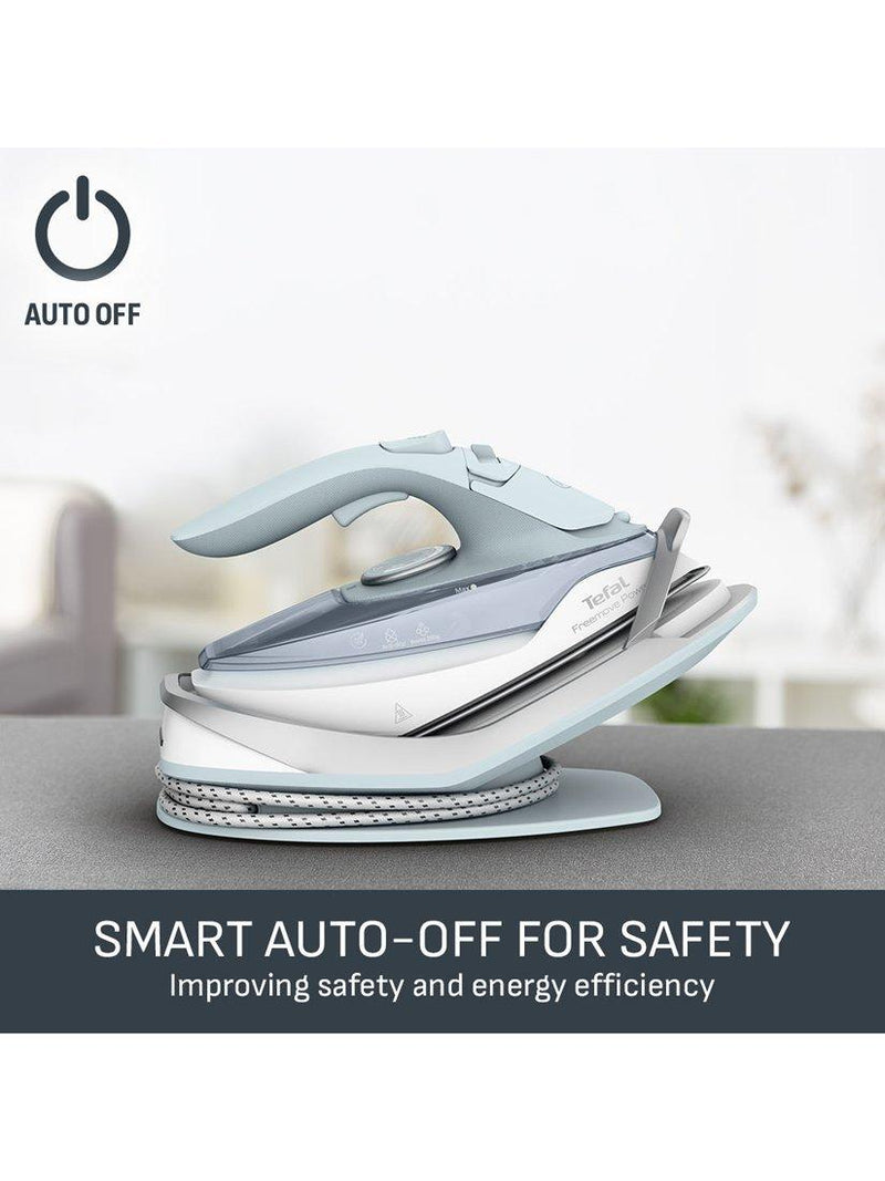Tefal white blue cordless steam iron, imported from the UK