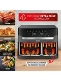 Tefal air fryer Dual Drawer XXL 11L, imported from the UK