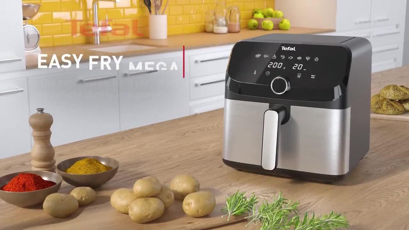 Tefal Easy Fry Mega air fryer 7.5L (British brand)