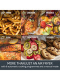 Tefal Easy Fry dual drawer air fryer 8.3L black - British product