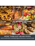 Tefal Easy Fry dual drawer air fryer 8.3L black - British product