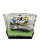 Leipzig Galleries autographed Zidane football boot display, UK version