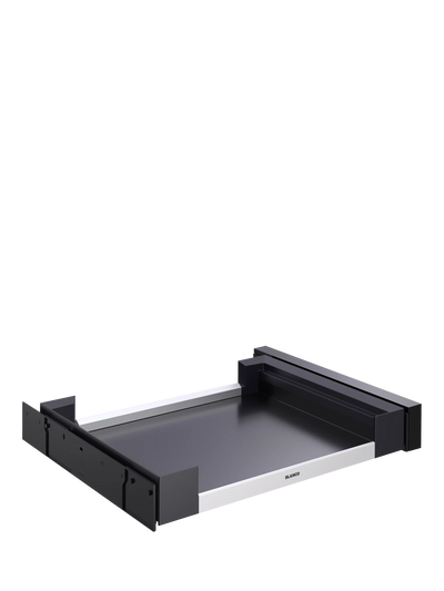 John Lewis BLANCO Flat Drawer for Hinged Door Kitchen Cabinets, Dark Grey- Buy online at McGrocer