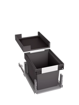 John Lewis BLANCO SELECT II 40/1 Combi Under Counter Pull-Out Kitchen Bin Dark Grey 30L- Buy online at McGrocer