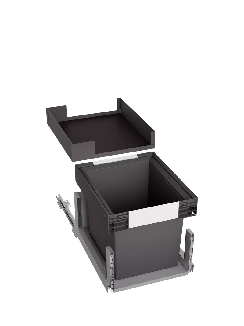 BLANCO under counter pull-out kitchen bin dark grey 30L - British product