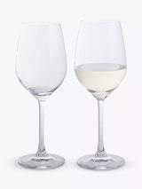 John Lewis Dartington Crystal White Wine Glass, Set of 2, 360ml- Buy online at McGrocer