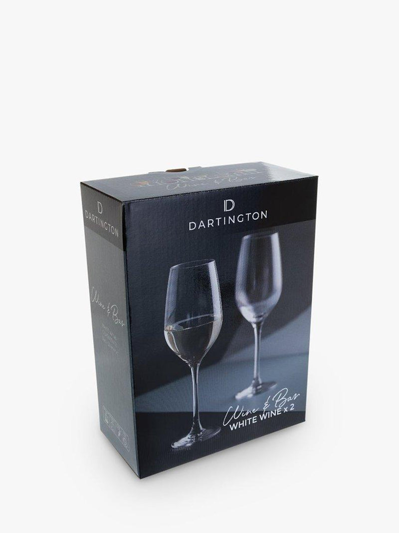 Dartington Crystal white wine glasses set of two 360ml - British product