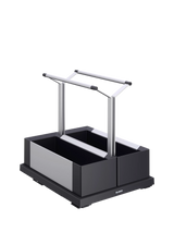 John Lewis BLANCO Portable Kitchen Storage Caddy Double Dark Grey- Buy online at McGrocer