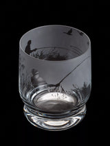 John Lewis Dartington Crystal Aspect Fly Fishing Etched Glass Tumbler Clear 350ml- Buy online at McGrocer