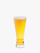 John Lewis Dartington Crystal Brew Craft Pilsner Lager Glass Clear Beer Glass 500ml- Buy online at McGrocer