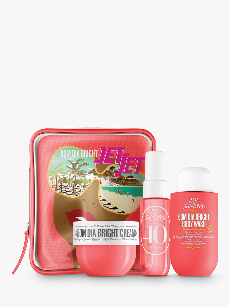 Sol de Janeiro brightening bodycare gift set with travel-size minis (British brand)