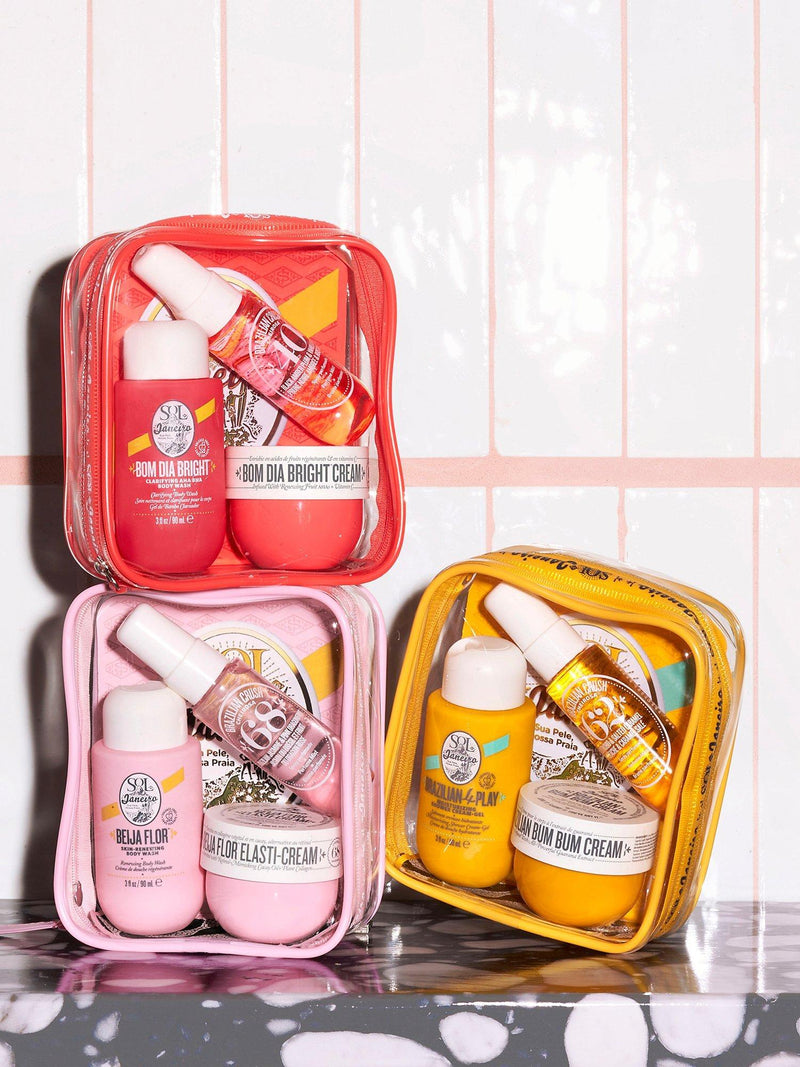 Sol de Janeiro brightening bodycare gift set with travel-size minis (British brand)