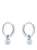 Ted Baker Sinalaa crystal huggie earrings rose gold tone, imported from the UK