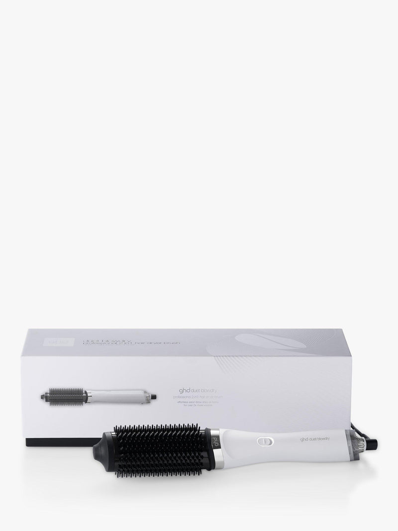 ghd Duet Blowdry hair dryer brush white, imported from the UK