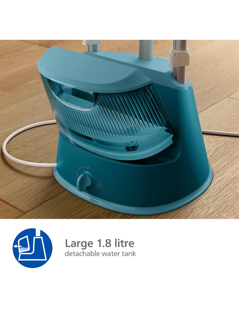 Philips STE1040 stand clothes steamer white, imported from the UK