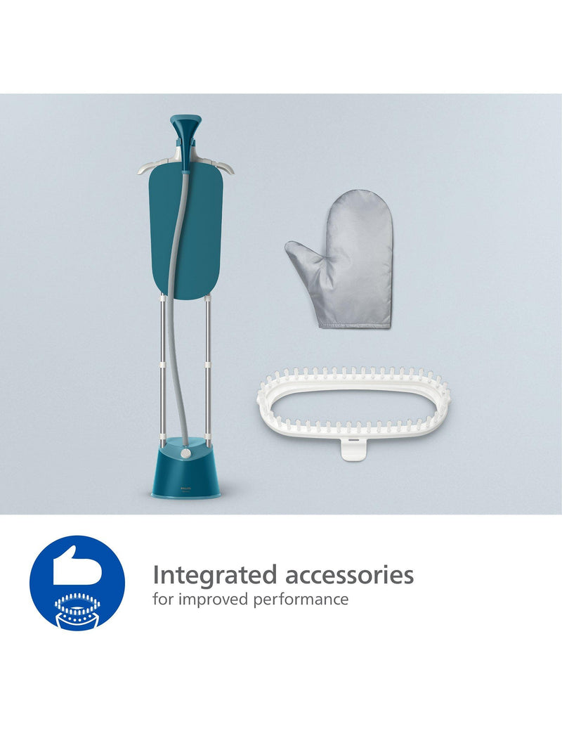 Philips STE1040 stand clothes steamer white, imported from the UK