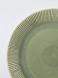 John Lewis stoneware dinner plate green 28cm, imported from the UK