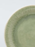 John Lewis Leckford stoneware salad plate 22cm green (British brand)