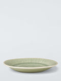 John Lewis green stoneware side plate 16cm, imported from the UK