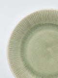 John Lewis green stoneware side plate 16cm, imported from the UK