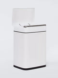 John Lewis rectangular touch bin 6L white, UK version