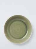 John Lewis Leckford stoneware pasta bowl 22cm green - British product
