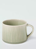 John Lewis stoneware mug green 240ml (British brand)