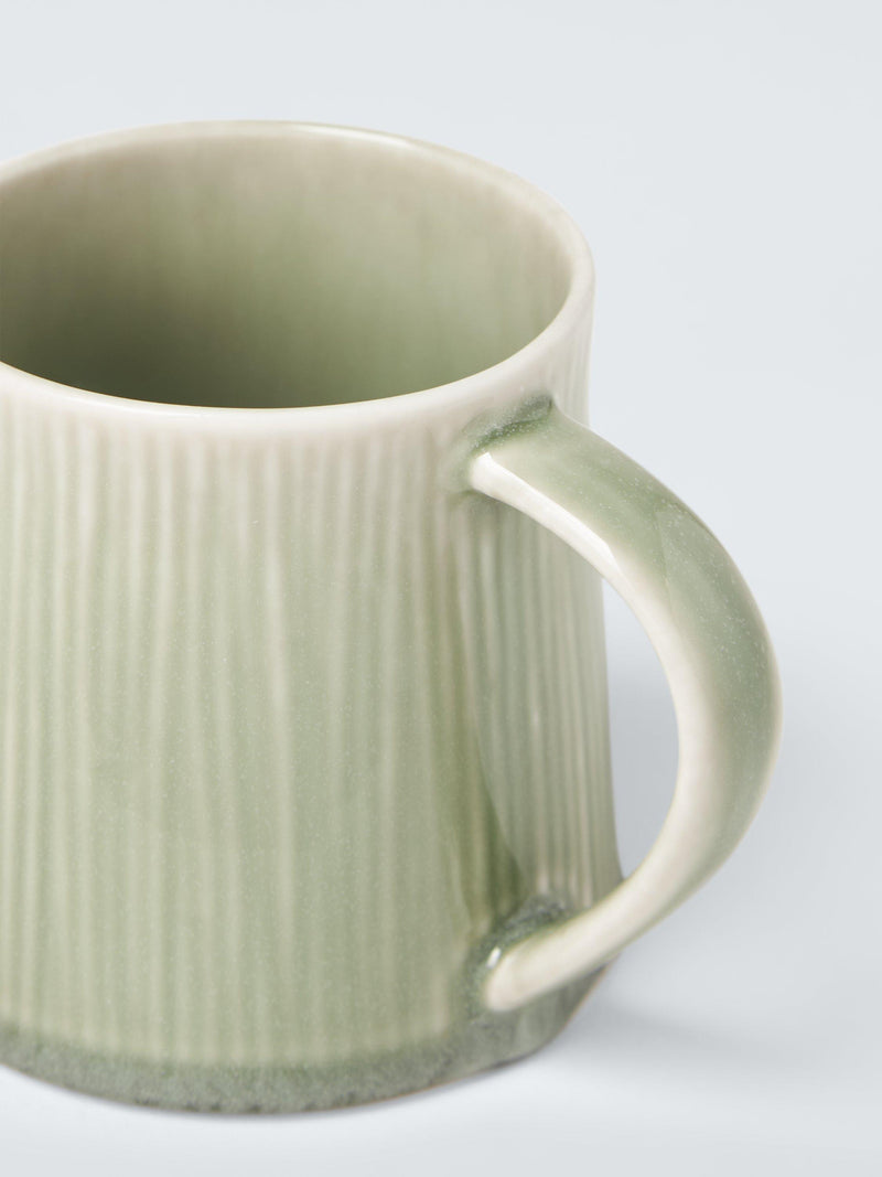 John Lewis Leckford stoneware mug green 360ml, UK version