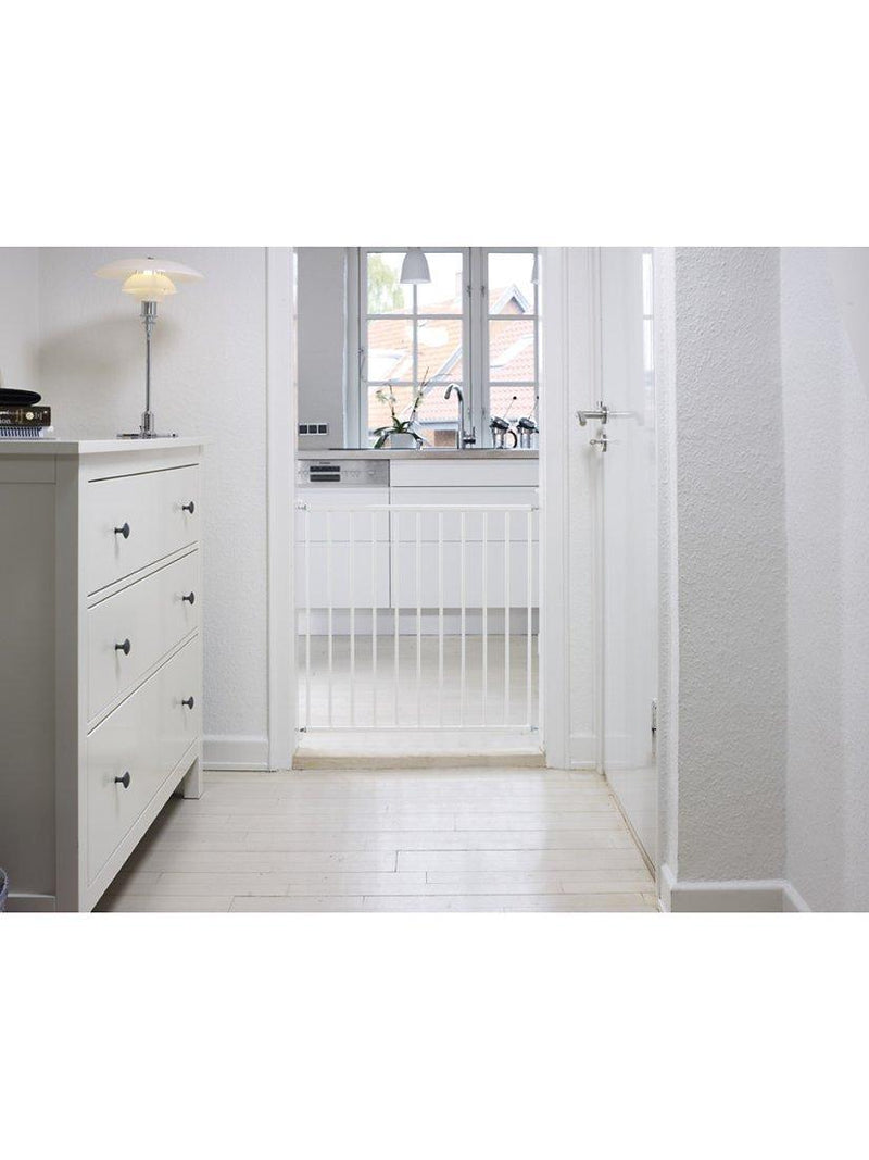 BabyDan No Trip Wall-Mounted Single Panel Safety Gate White 72-78.5cm - British product