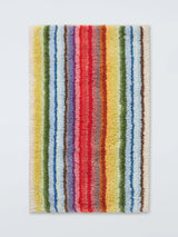 John Lewis John Lewis Tufted Reversible Stripe Cotton Bath Mat, Multi- Buy online at McGrocer