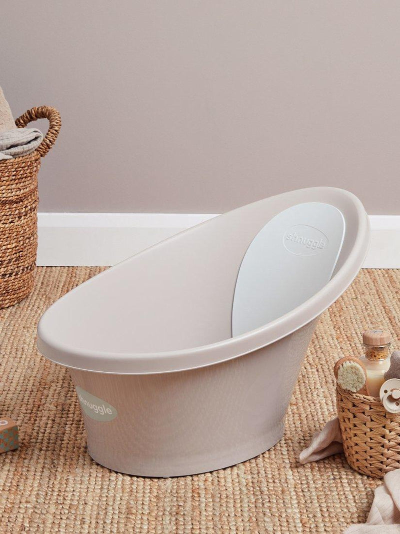 Shnuggle baby bath and care set including tub, jug, brush, washcloths, and toys (British brand)