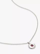 John Lewis Monica Vinader Birthstone Round Pendant Necklace- Buy online at McGrocer