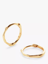 John Lewis Monica Vinader MV Siren Mini Huggie Earrings Gold- Buy online at McGrocer