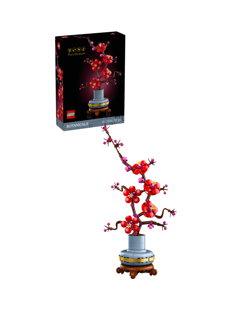 LEGO Botanicals Plum Blossom flower set 327 pieces, imported from the UK