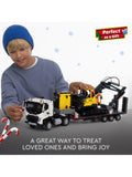 LEGO Technic Volvo FMX truck and EC230 excavator set (British brand)