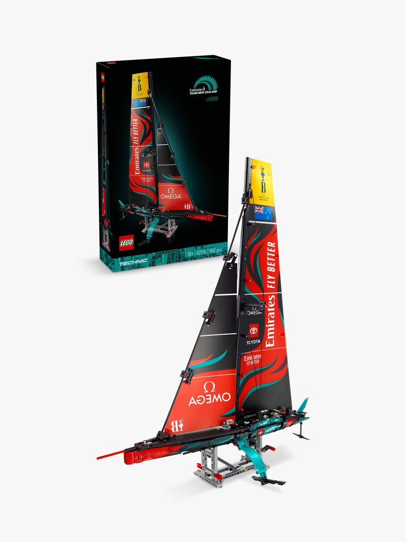 LEGO Technic Emirates Team New Zealand AC75 yacht model, UK version