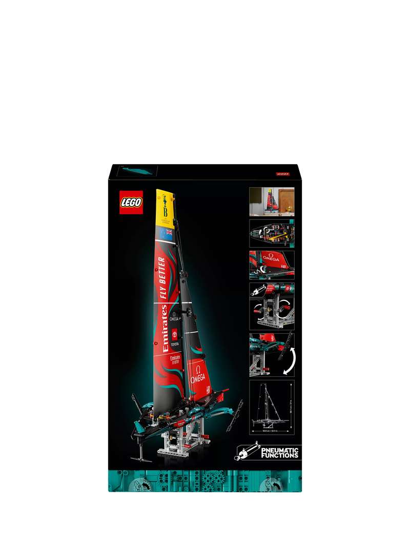 LEGO Technic Emirates Team New Zealand AC75 yacht model, UK version