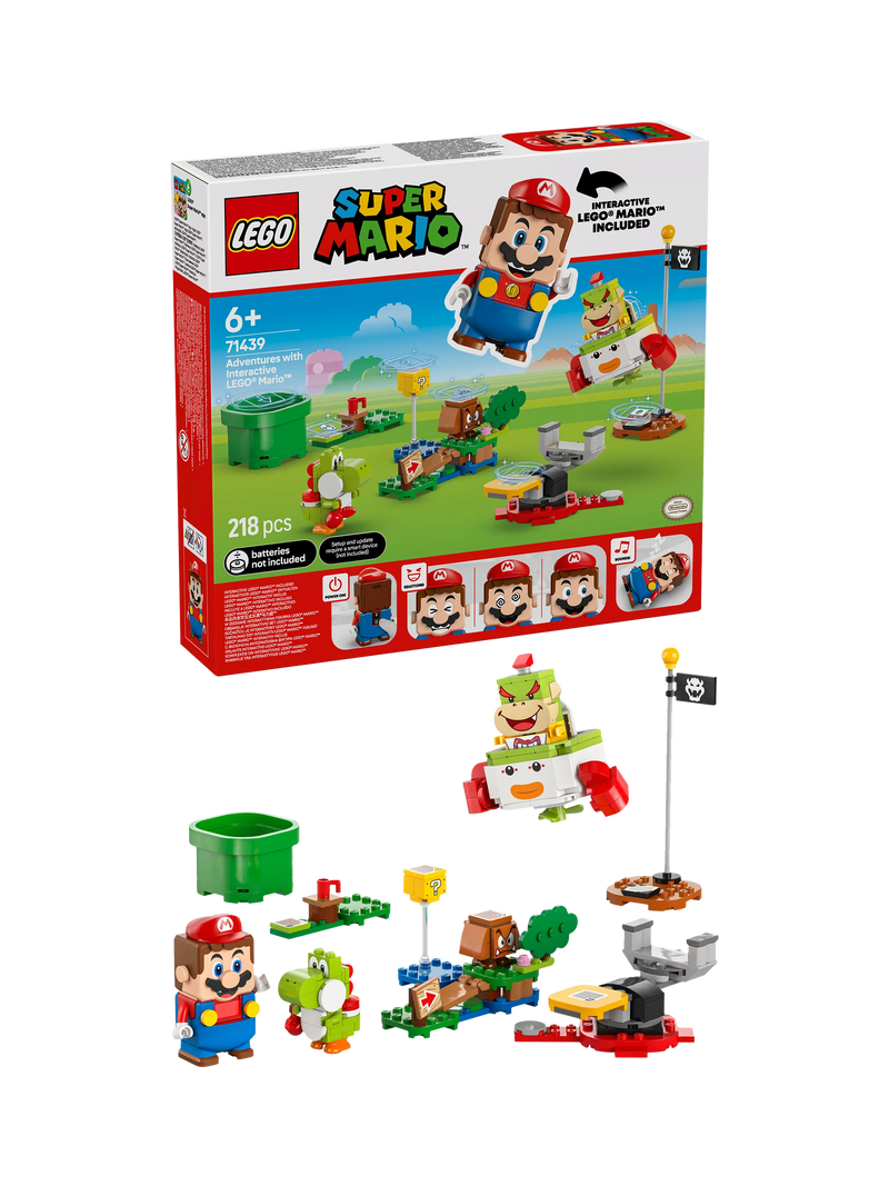 LEGO Super Mario Adventures with Interactive Mario toy playset, UK version