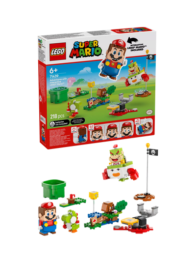 John Lewis LEGO Super Mario Eventyr med Interaktiv Mario Leketøysett - Kjøp online hos McGrocer