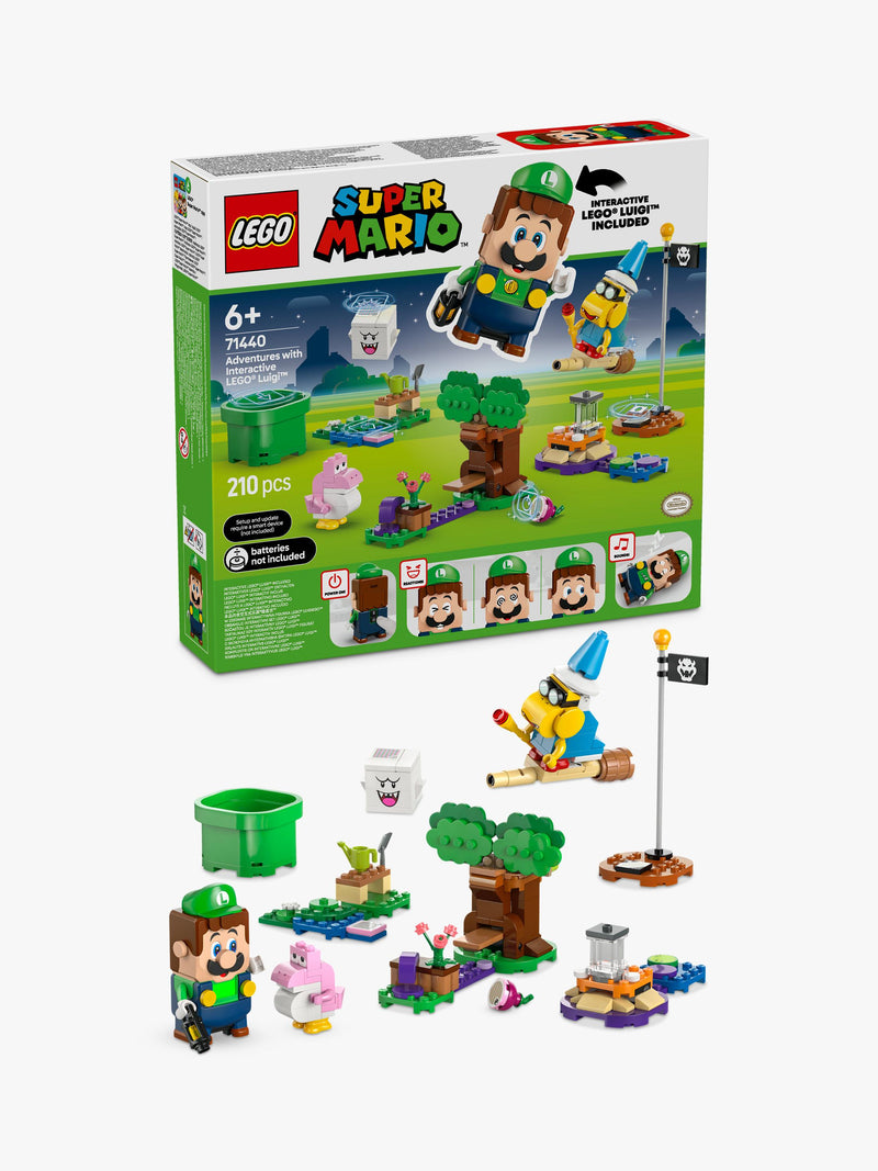 LEGO Super Mario Adventures with Interactive Luigi toy playset, UK version