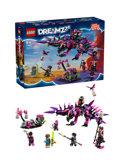 John Lewis LEGO Dreamzzz The Never Witch's Nightmare Creatures 71483 Playset- Buy online at McGrocer