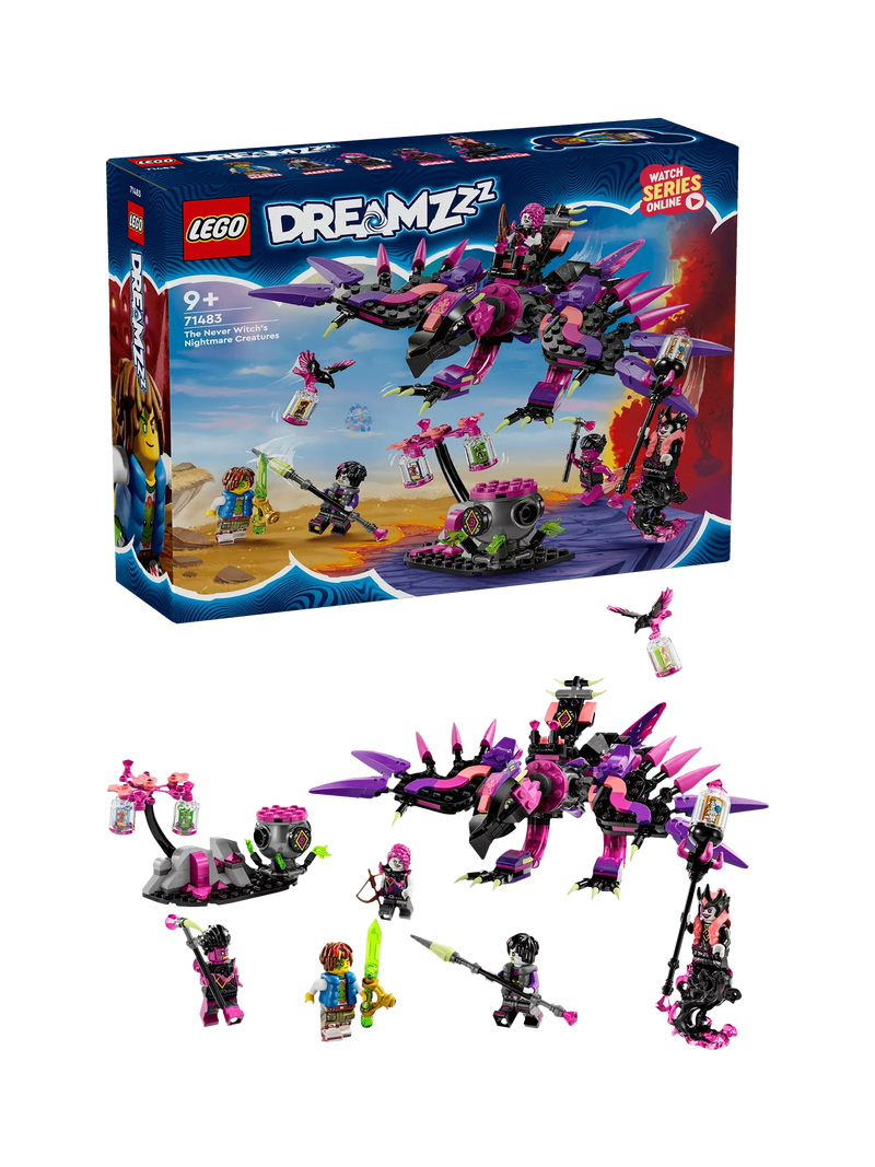 LEGO Dreamzzz Nightmare Creatures playset 71483, UK version