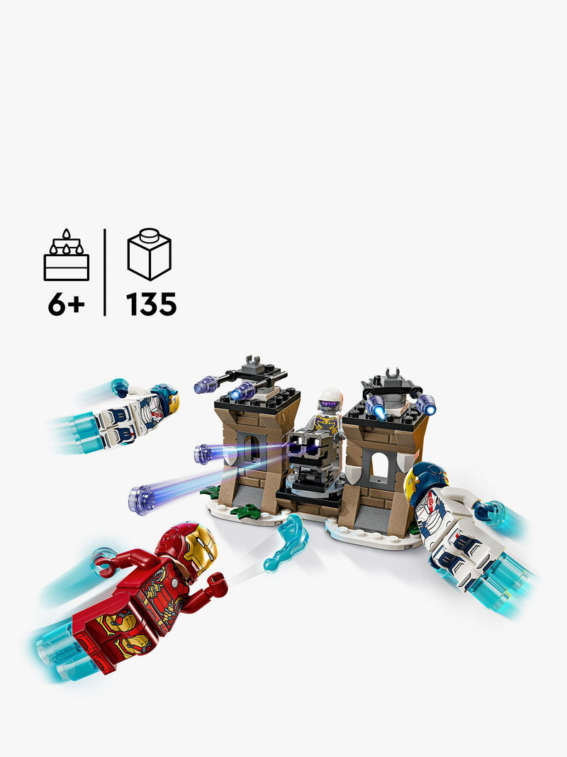 LEGO Marvel Iron Man and Hydra Soldier building set, imported from the UK