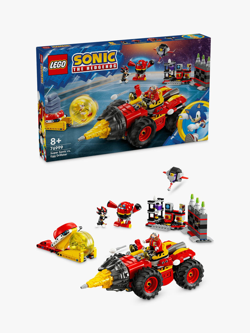 Lego Sonic the Hedgehog Super Sonic vs. Egg Drillster building set, UK version