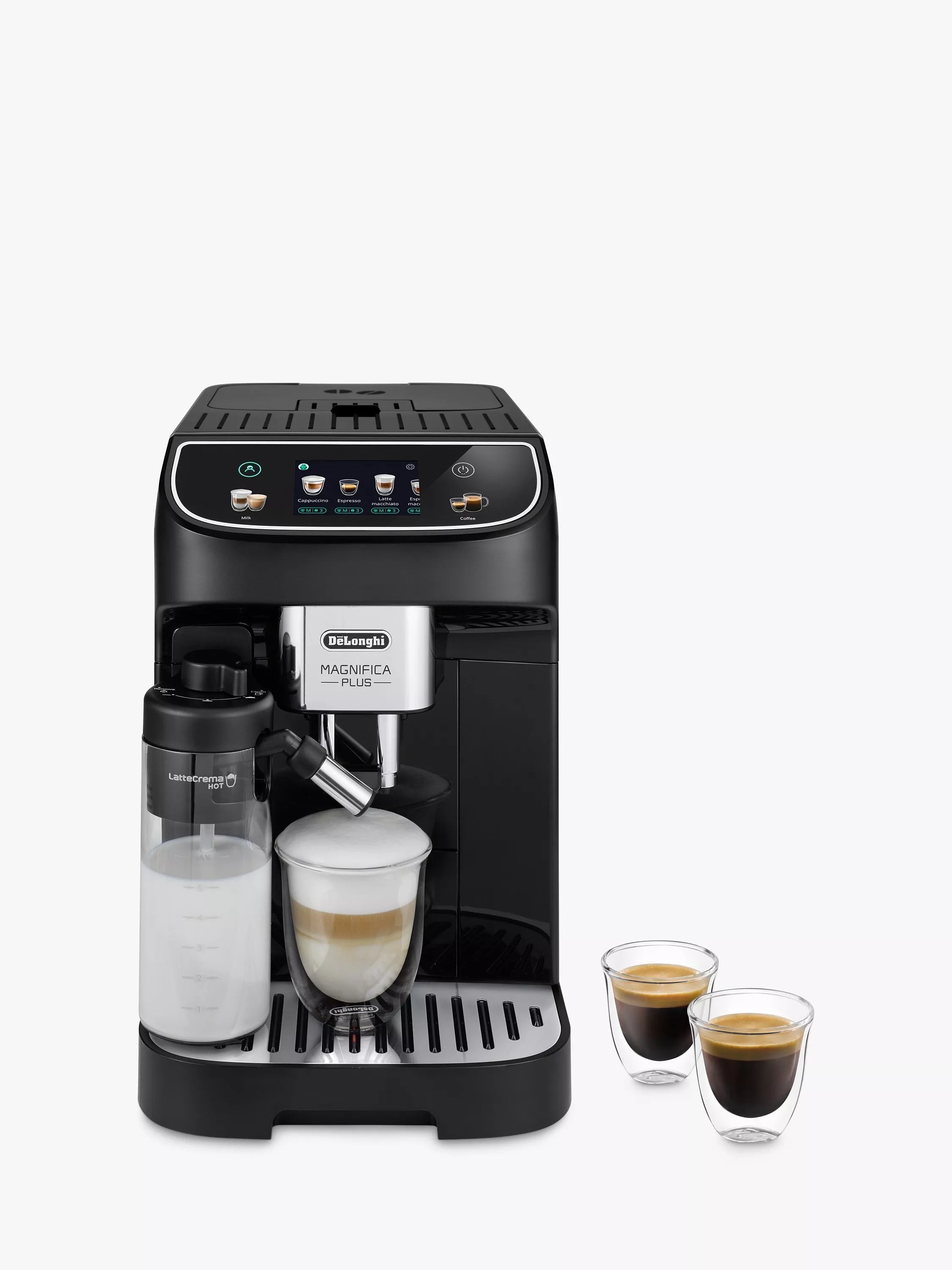 De'Longhi Magnifica Plus ECAM320.60.B Bean to Cup Automatic Coffee Machine, Black - McGrocer
