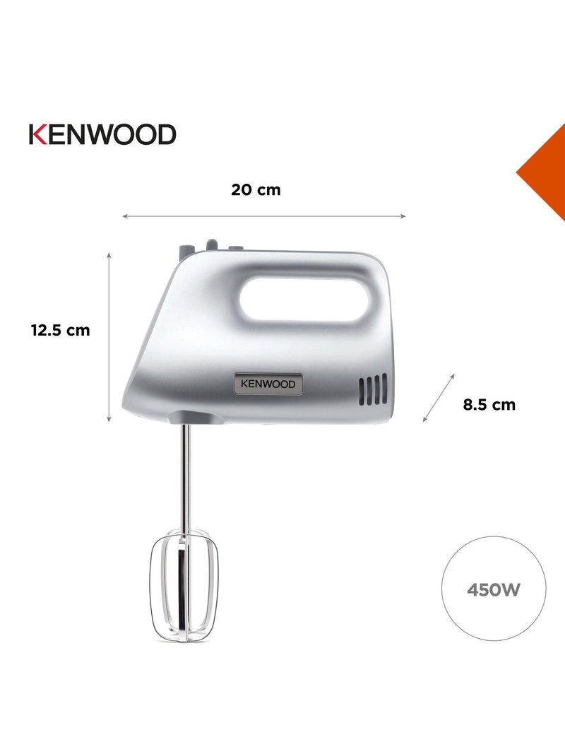 Kenwood Quickmix hand mixer silver 450W (British brand)