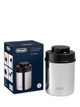 John Lewis Vacuum-Sealed Coffee Bean Canister with Date Indicator, 500g Capacity, Grey- Buy online at McGrocer