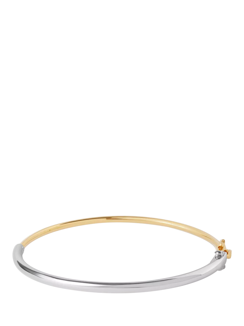 Astley Clarke two tone bangle bracelet 6cm - British product