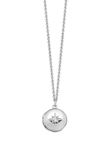 John Lewis Astley Clarke Biography Mini Locket Necklace, Silver- Buy online at McGrocer